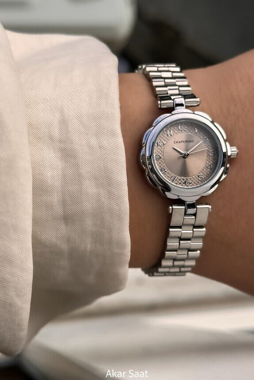 Chaperone CH009576L Çelik Kordonlu Kadın Kol Saati
