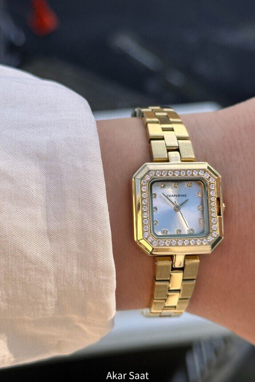 Chaperone CH009721L Çelik Kordonlu Kadın Kol Saati
