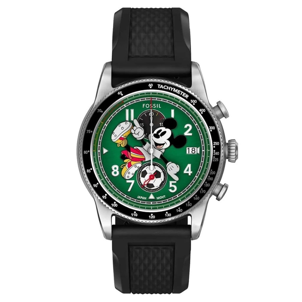 Fossil FLE1203 Disney x Fossil Limited-Edition Mickey Mouse Soccer Erkek Kol Saati