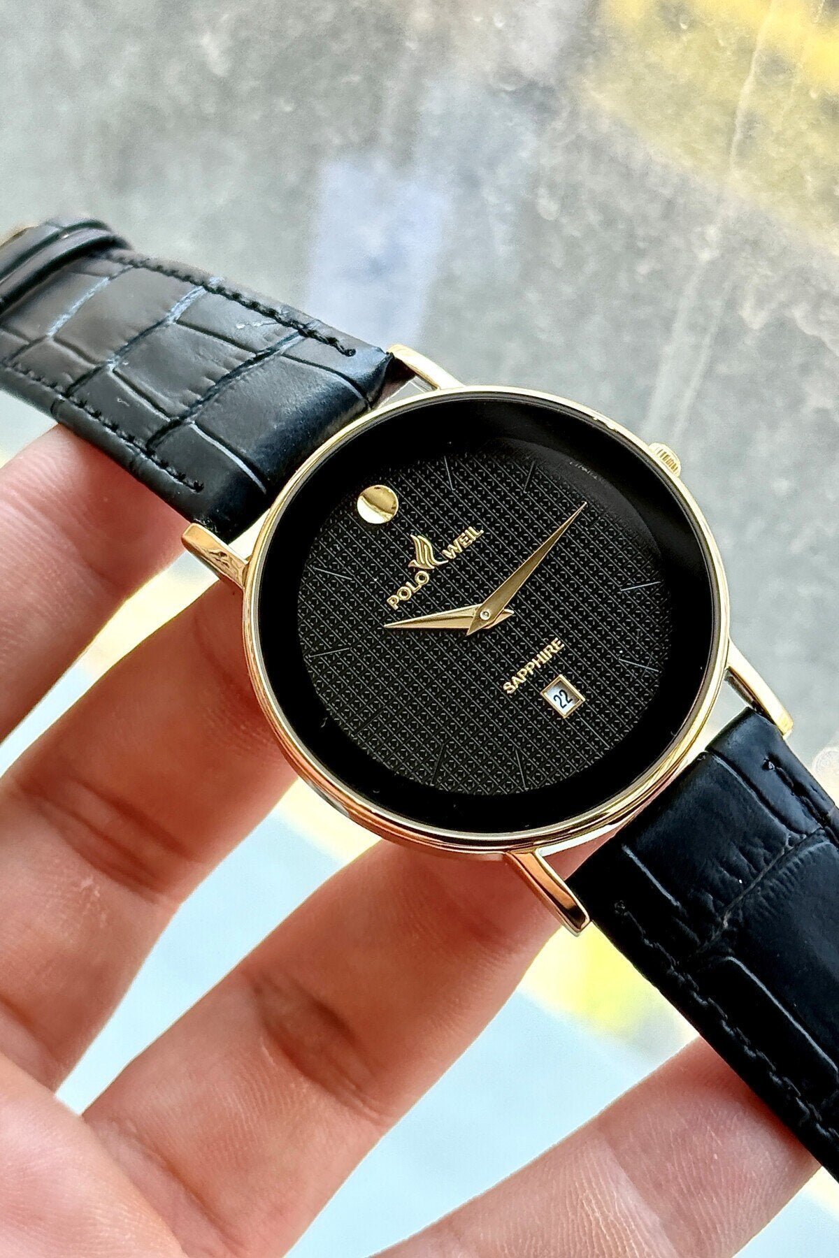 Polo Weil PL002M Deri Kordonlu Erkek Kol Saati
