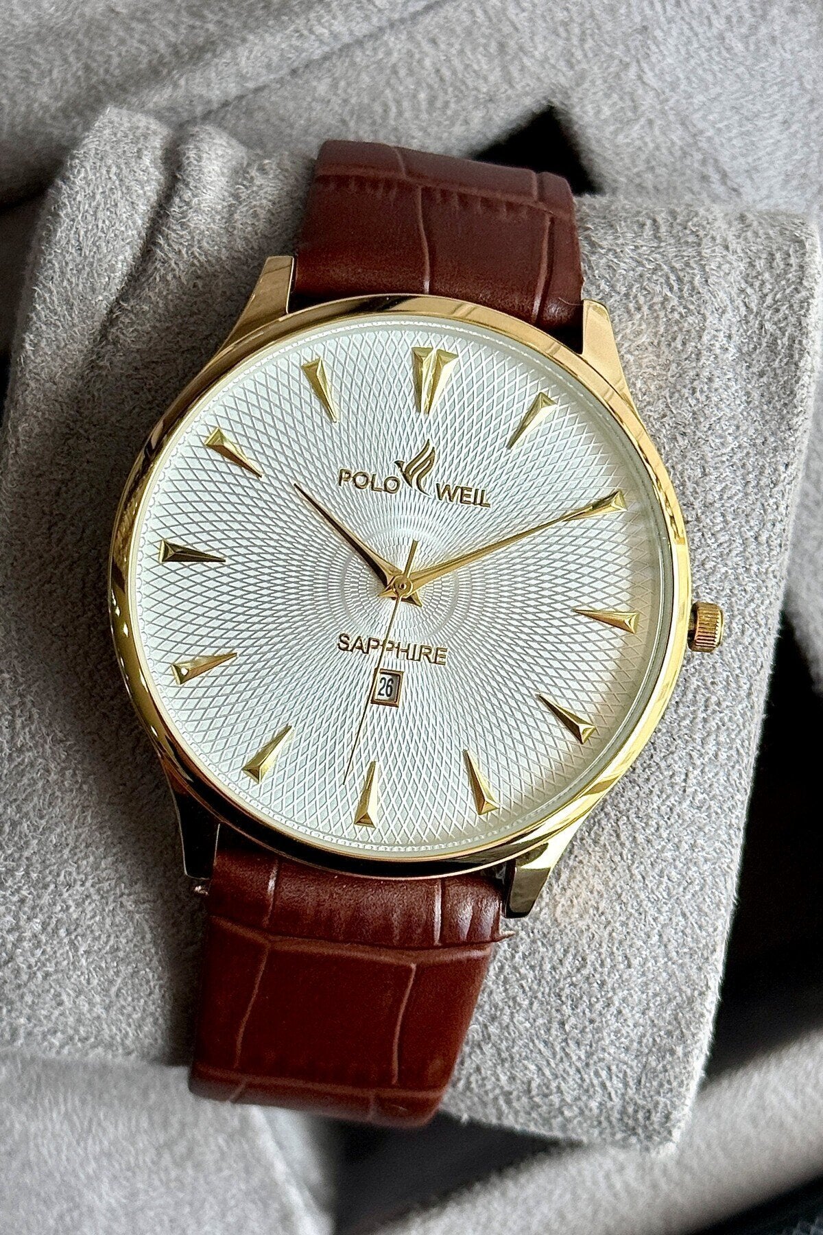Polo Weil PL002M Deri Kordonlu Erkek Kol Saati